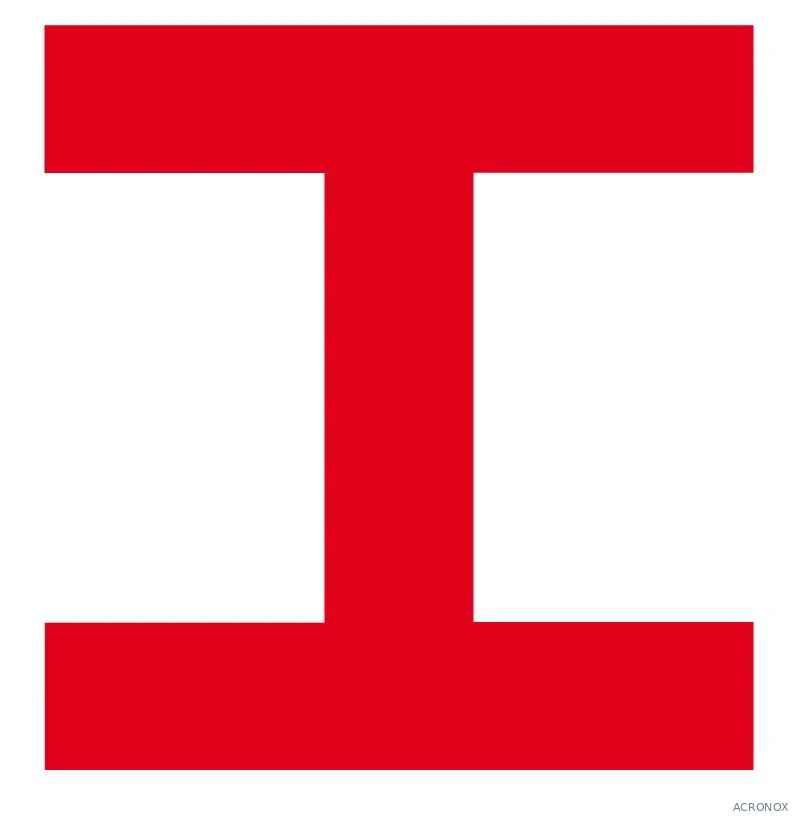 H-profil (HEA/IPBL) egyenlőtlen szárú, lézerhegesztett rozsdamentes