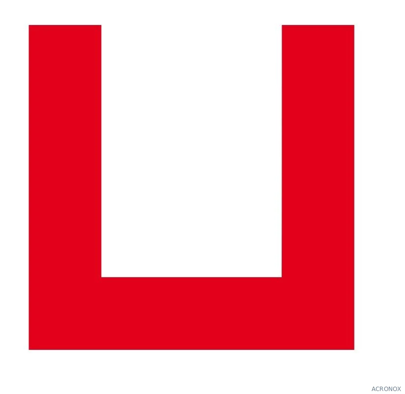 U-profil, lézerhegesztett, rozsdamentes