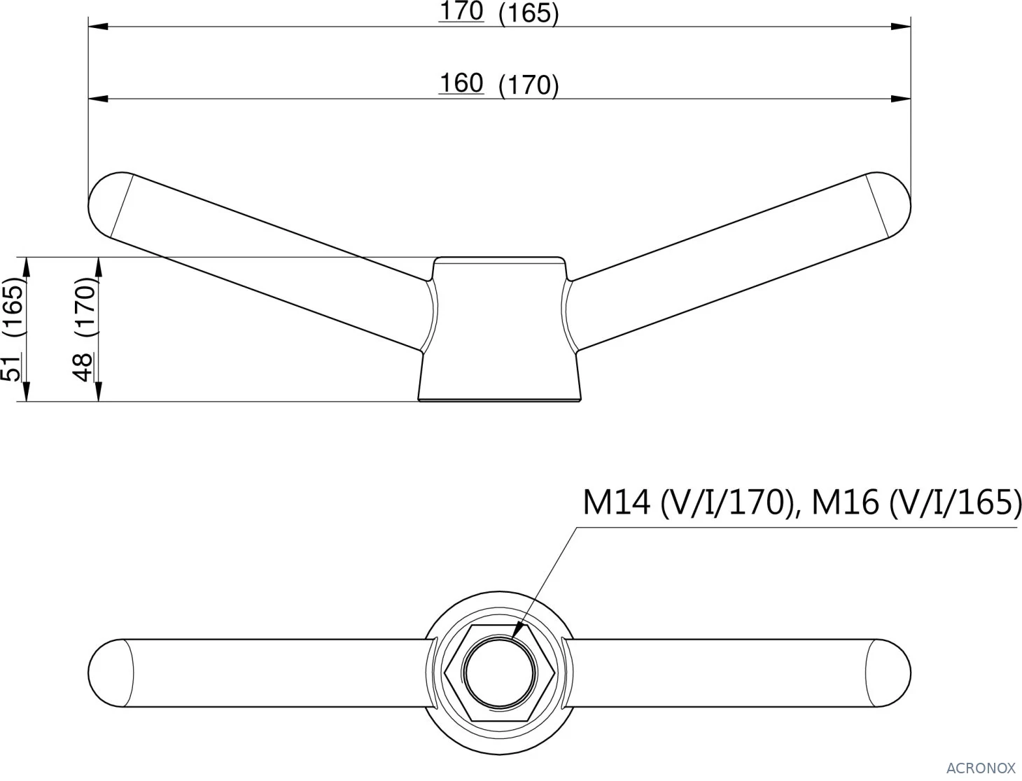Búvónyílás felső kerek 458 mm kifelenyíló (450P)