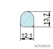 Búvónyílás alsó négyszögletes 300x165 mm kifelenyíló (Z/175;Z/176;Z/175K;Z/176K; Z/175/B;Z/176/B;Z/175K/B;Z/176K/B)