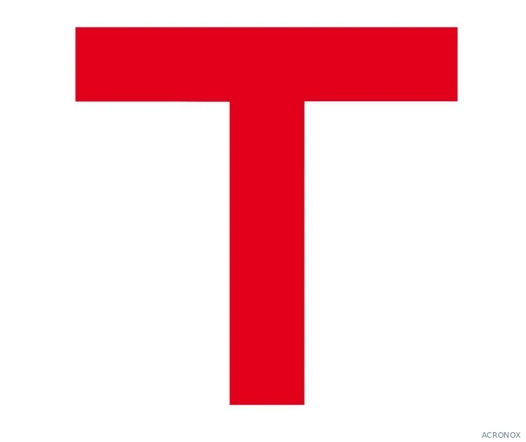 T-profil egyenlőtlen szárú, lézerhegesztett, rozsdamentes