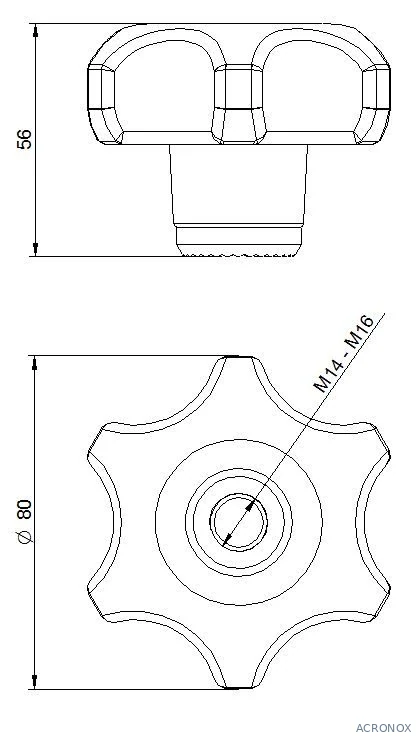 Búvónyílás alsó ovális 440x320 mm befelenyíló (170;172;174;176;170/B;172/B;174/B;176/B)