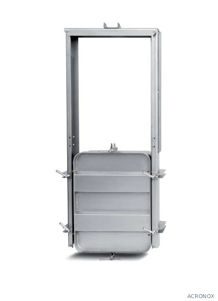 Búvónyílás négyszögletes guillotine ajtóval 610 x 810 mm (6015 G; 6015 G1)