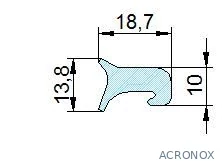 Búvónyílás felső kerek 202 mm kifelenyíló (3V/200;3V/201;3V/202)