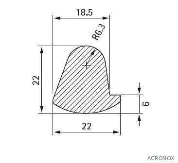 Búvónyílás, tömítés Art.G/1500