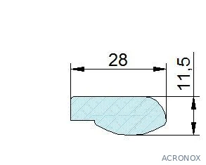 Búvónyílás felső kerek 404 mm kifelenyíló (N/240/4V;N/241/4V;N/242/4V;N/243/4V; N/240/4V/B;N/241/4V/B;N/242/4V/B;N/243/4V/B)