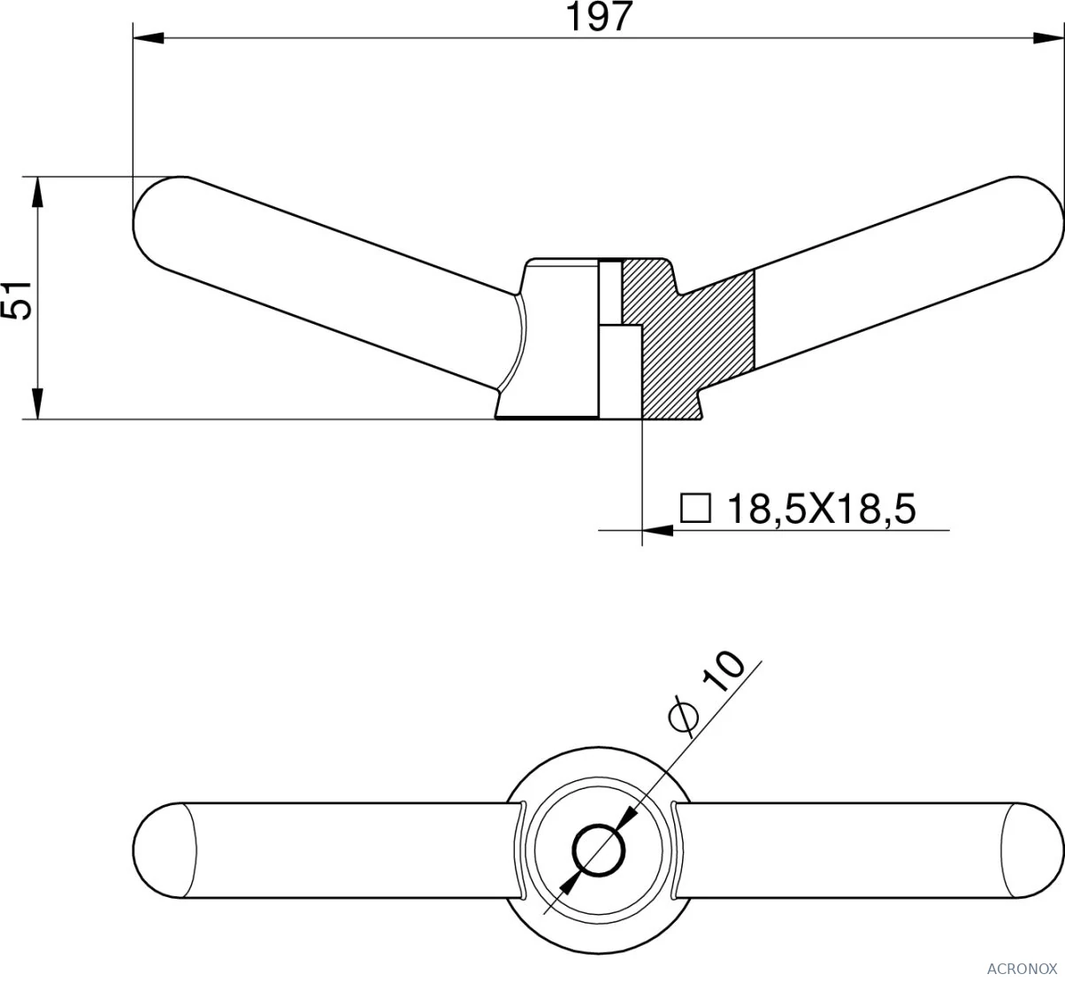 Búvónyílás alsó kerek 418 mm kifelé nyíló (220;222; 220/B;222/B)