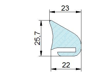 Búvónyílás felső kerek 805 mm kifelenyíló (10V/800; 10V/800/B) – 3. műszaki rajz